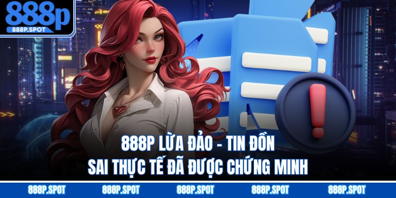 888P Lừa Đảo - Tin Đồn Sai Thực Tế Đã Được Chứng Minh