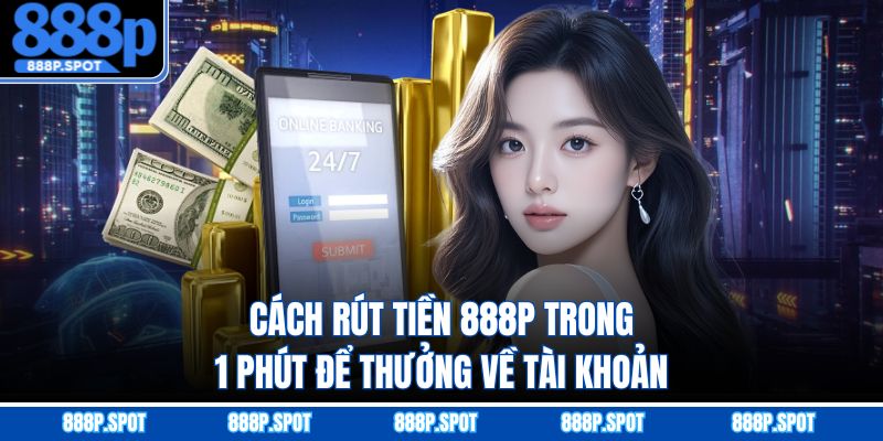 Cách rút tiền 888P trong 1 phút để thưởng về tài khoản