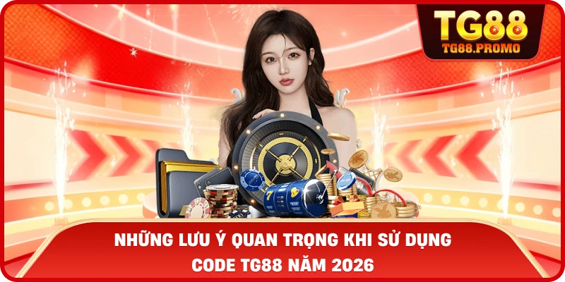 Những lưu ý quan trọng khi sử dụng Code TG88 năm 2026